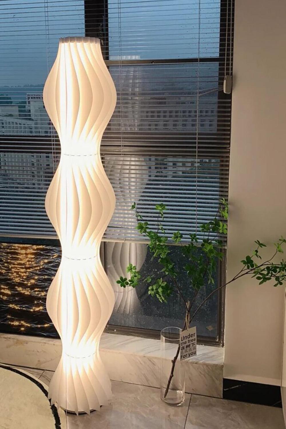 Dotha lampada da terra contemporanea