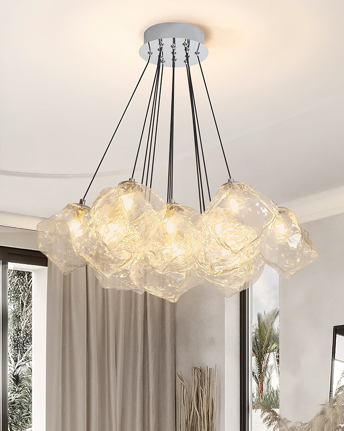 Velarian lampadario Ice Sparkling