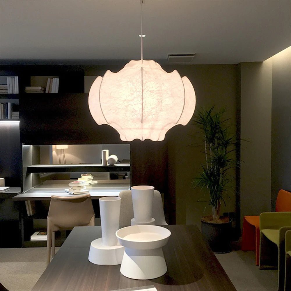 Lotus lampada a sospensione minimalista in Seta