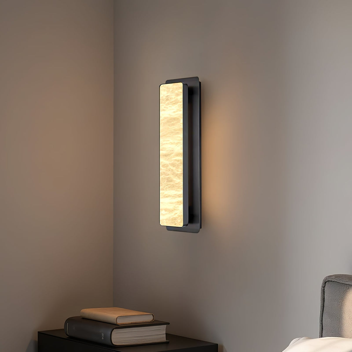 Karix Linear alabastro lampada da parete