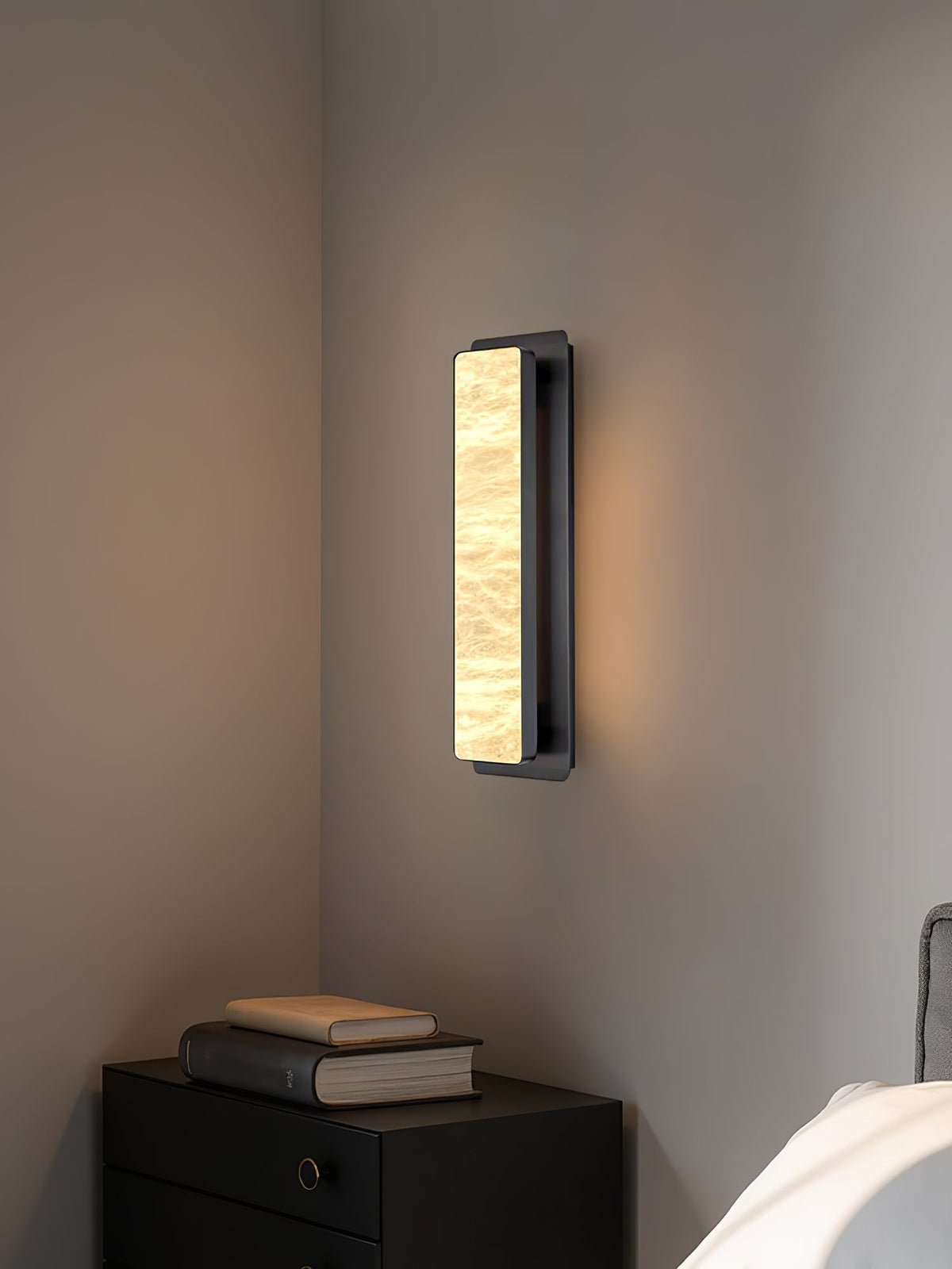 Karix Linear alabastro lampada da parete
