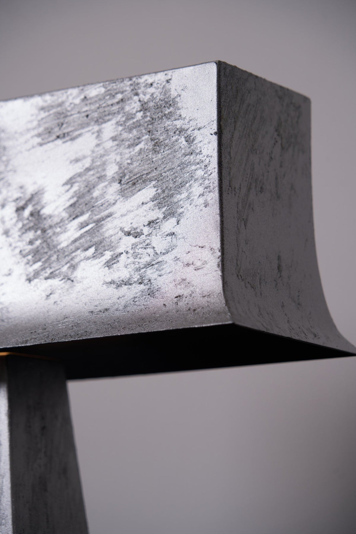 Slate lampada da tavolo minimalista in Acciaio Antico