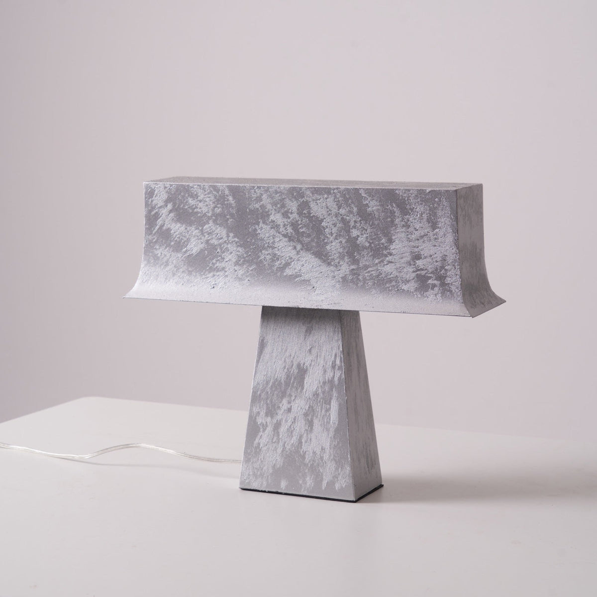 Slate lampada da tavolo minimalista in Acciaio Antico