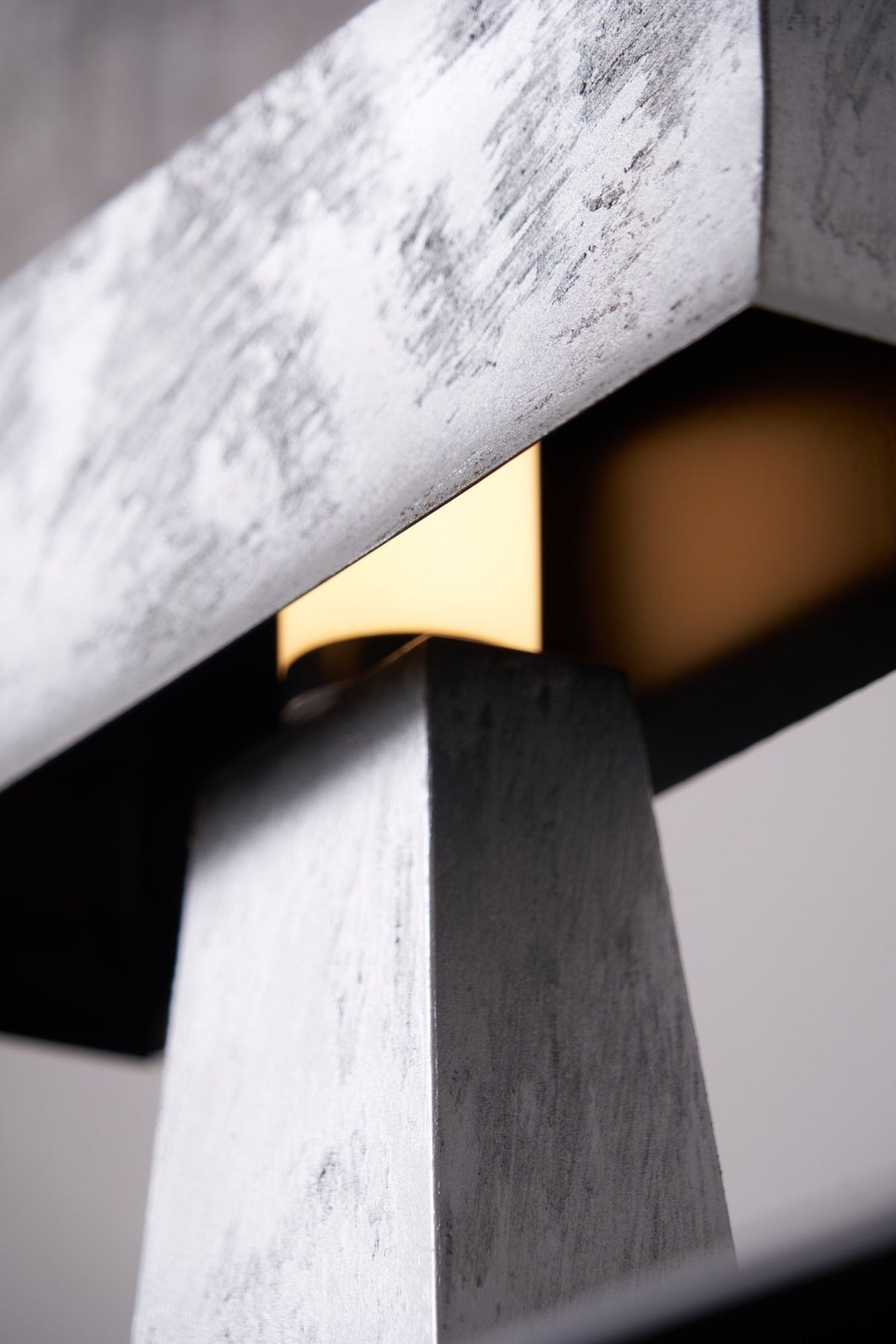 Slate lampada da tavolo minimalista in Acciaio Antico