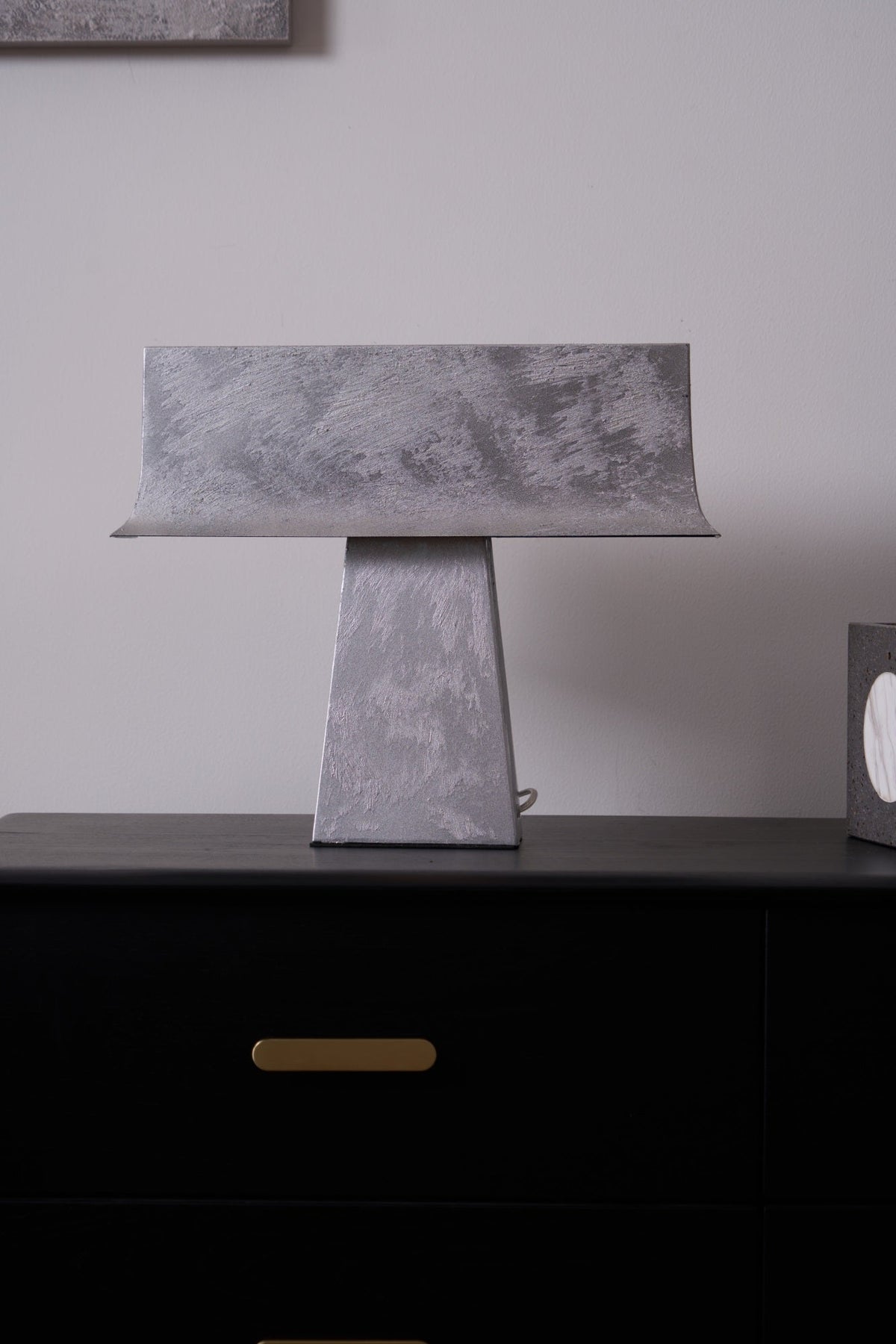Slate lampada da tavolo minimalista in Acciaio Antico