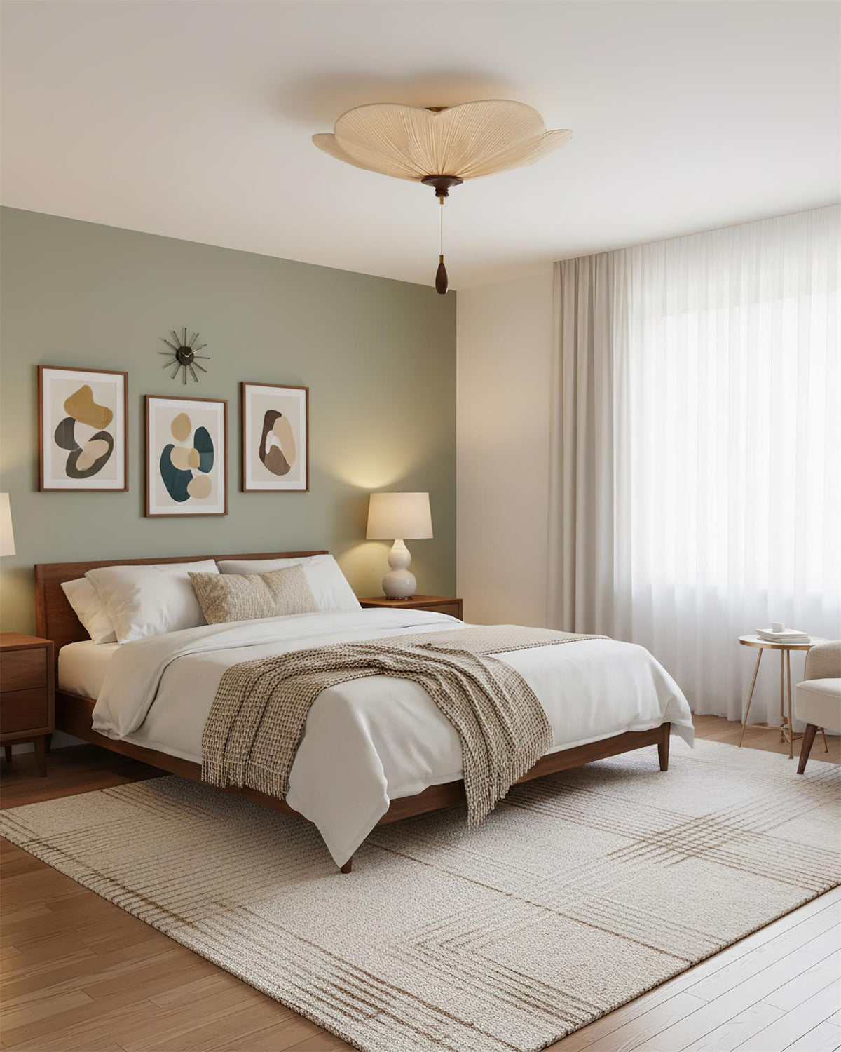 Rivivise lampada da soffitto a foglia