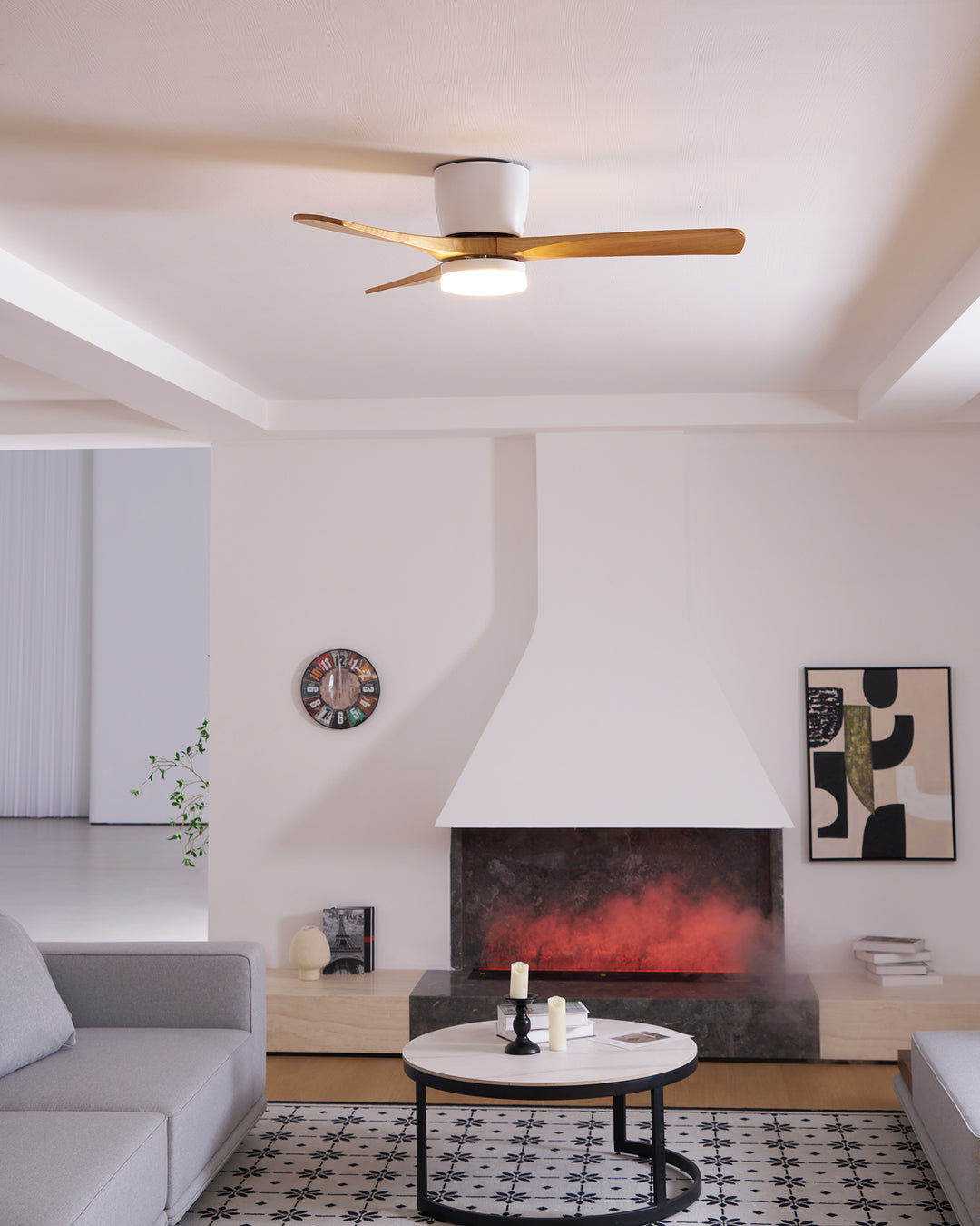 Miroise ventilatore da soffitto con luce