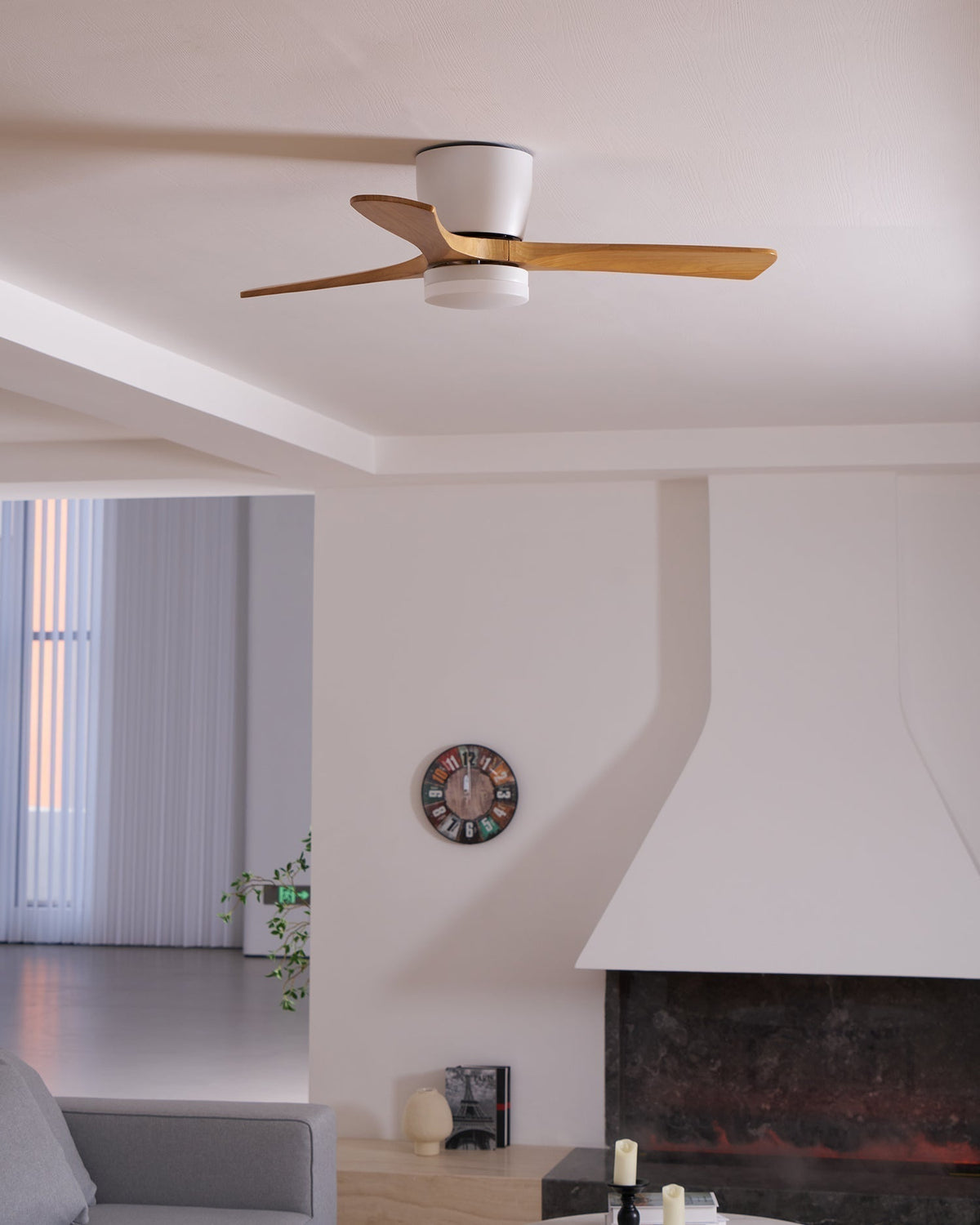 Miroise ventilatore da soffitto con luce