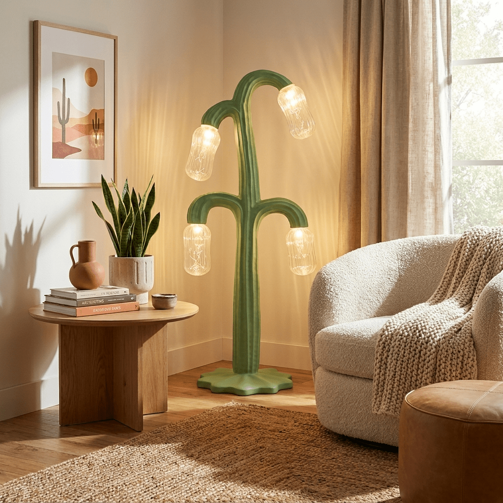Verdant Bloom lampada da terra