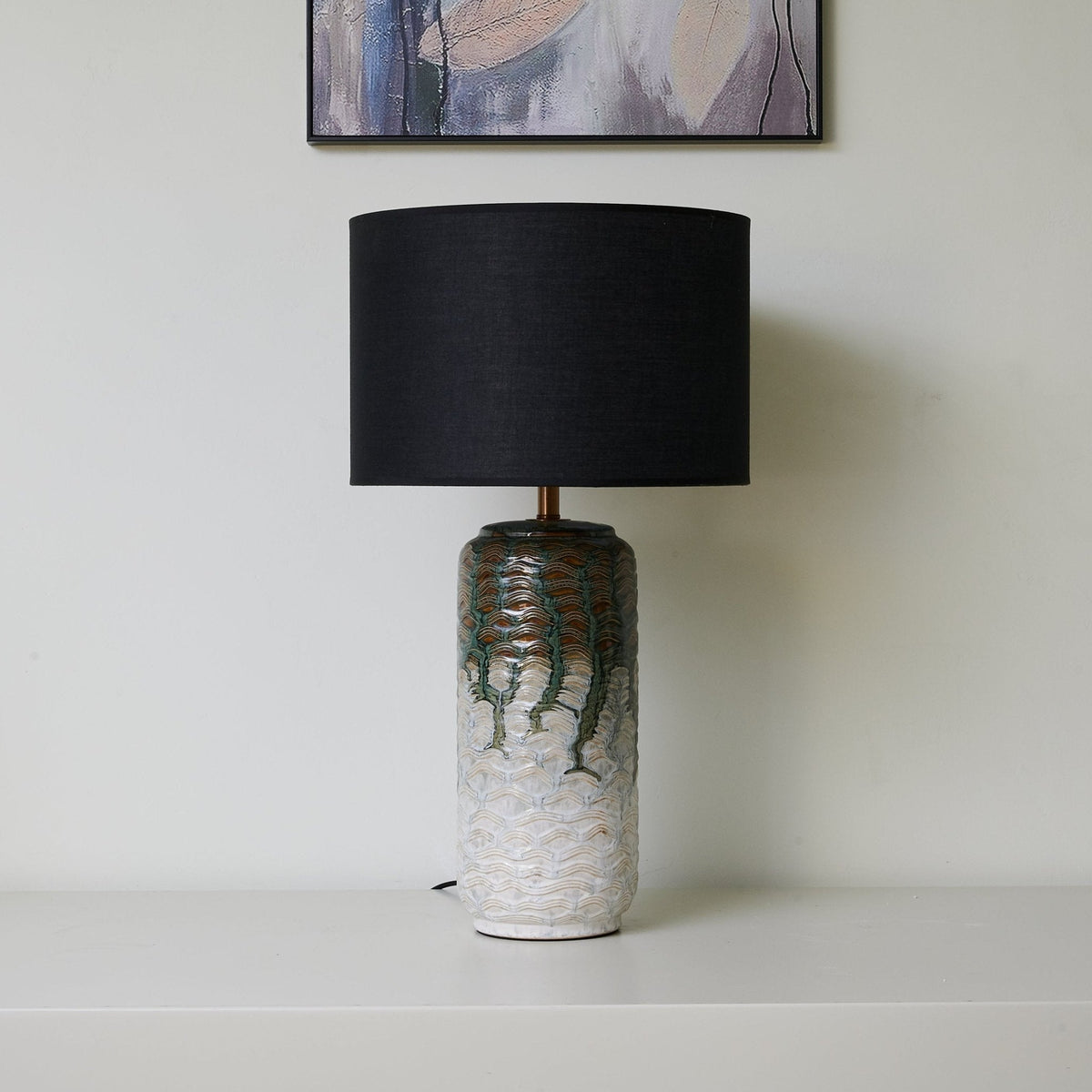 Ainsley lampada da tavolo moderna in ceramica