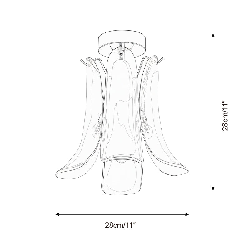 Oreleeria lampada da soffitto