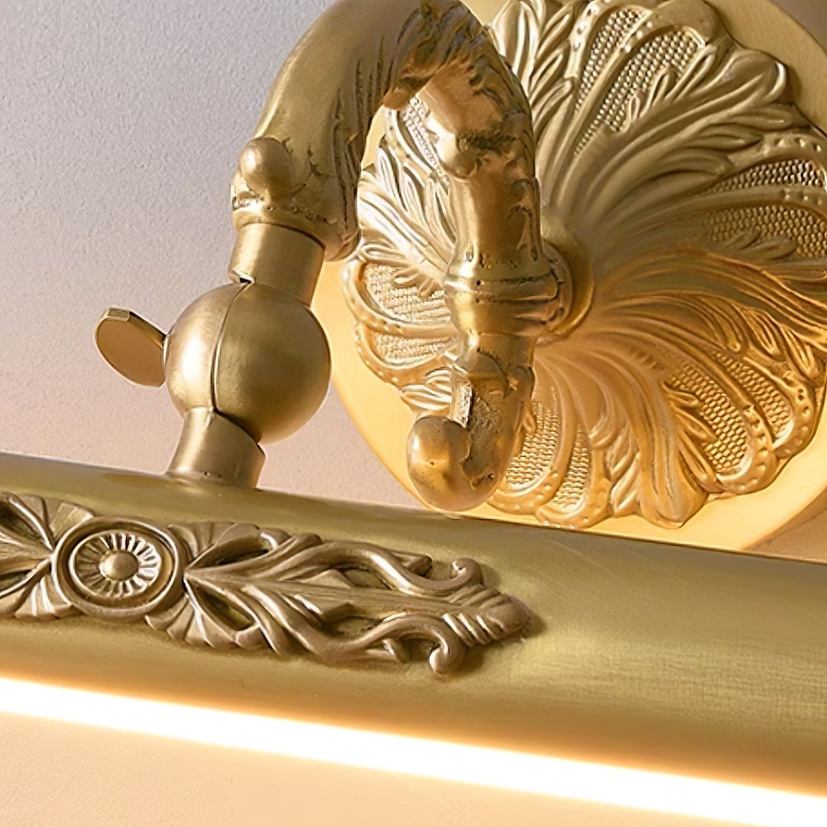 Cloren Premium Nordic Art Vanity lampada da parete in ottone