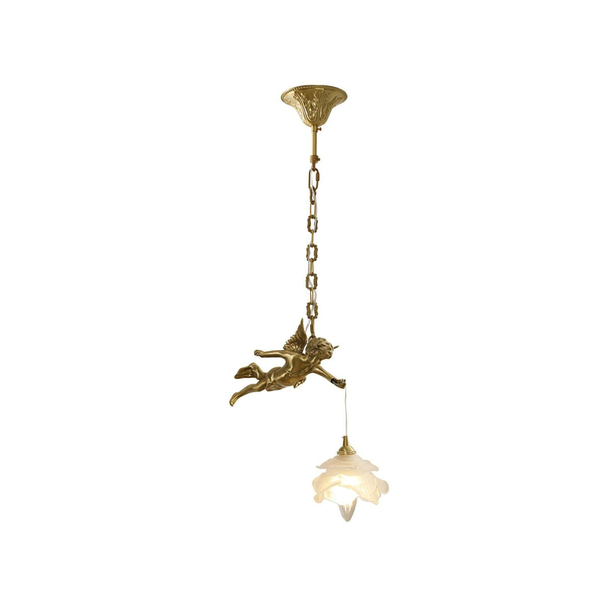 Solene lampada a sospensione in ottone Luxury