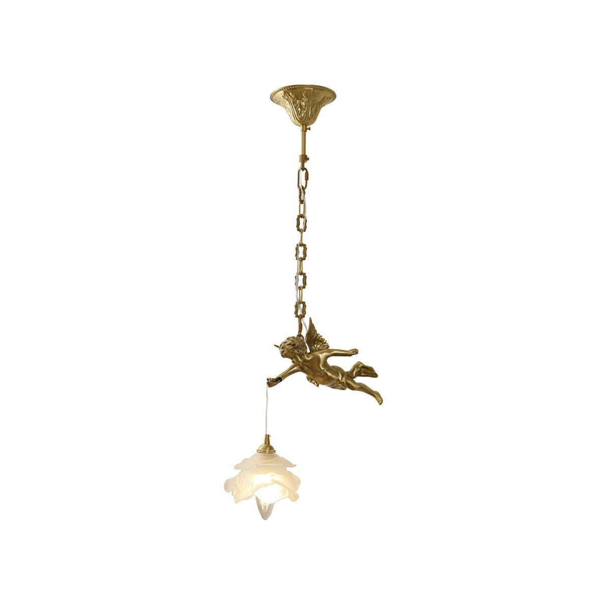 Solene lampada a sospensione in ottone Luxury