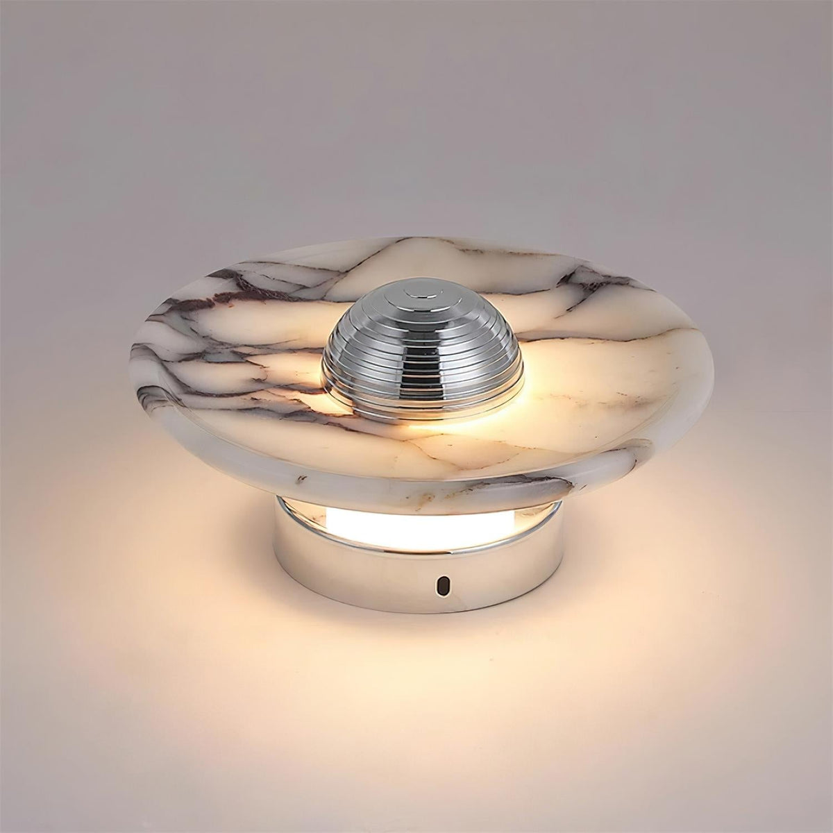Lampada da parete in marmo disco LED moderna con luce a più colori