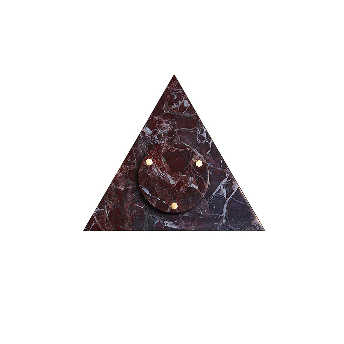 Pyramid lampada da parete in marmo rustico