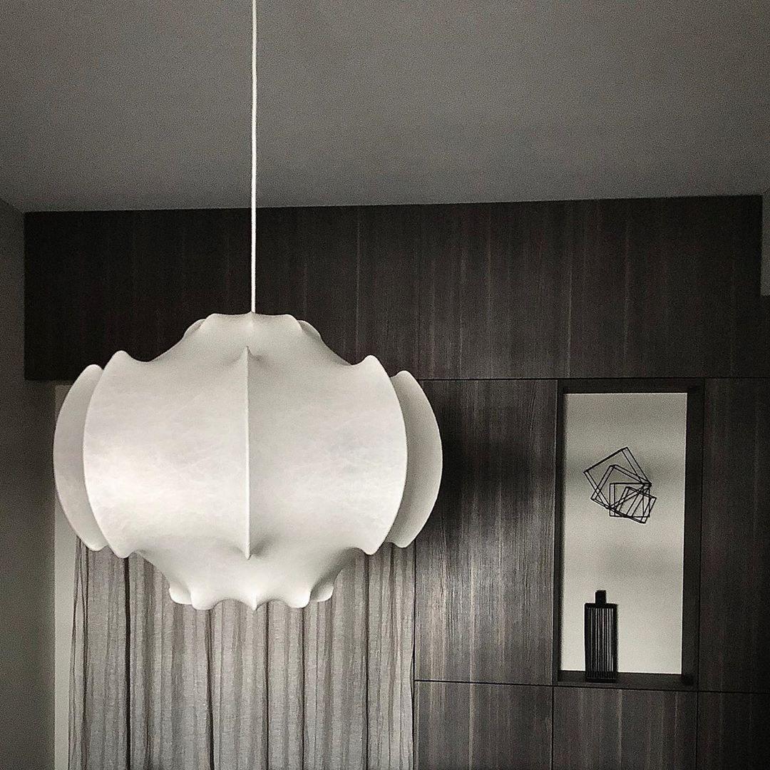 Lotus lampada a sospensione minimalista in Seta