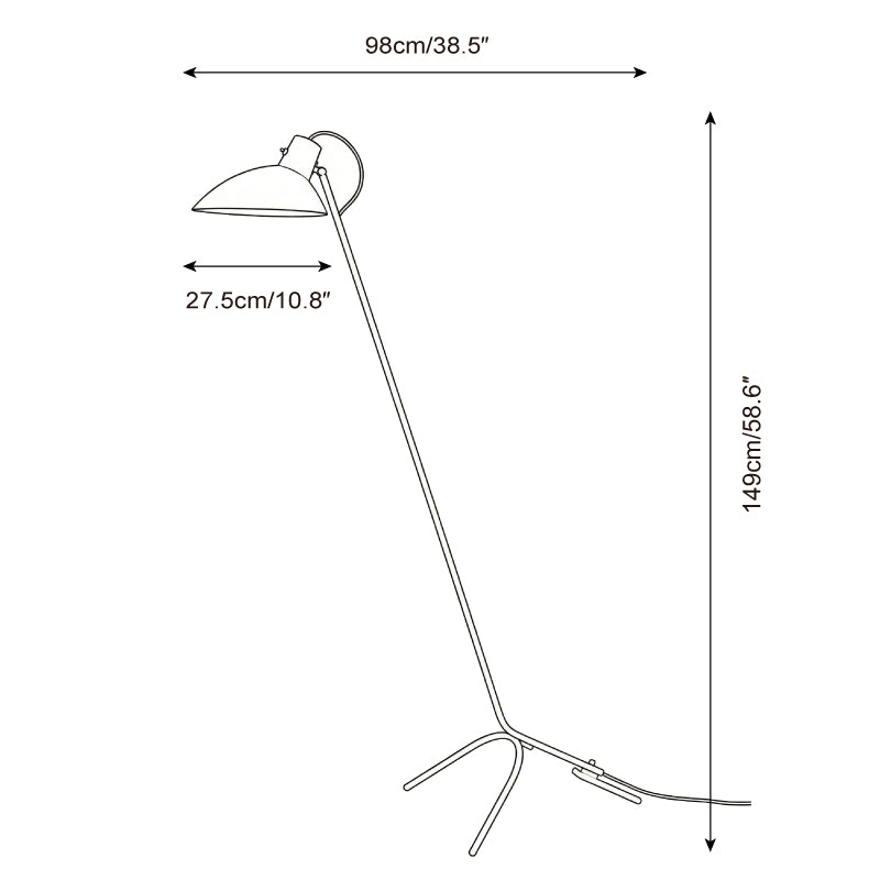 Liorinielle Curve lampada da terra