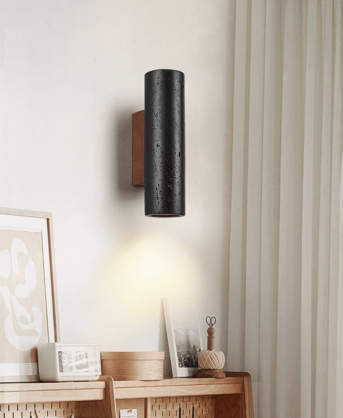 Lendis Noir lampada da parete