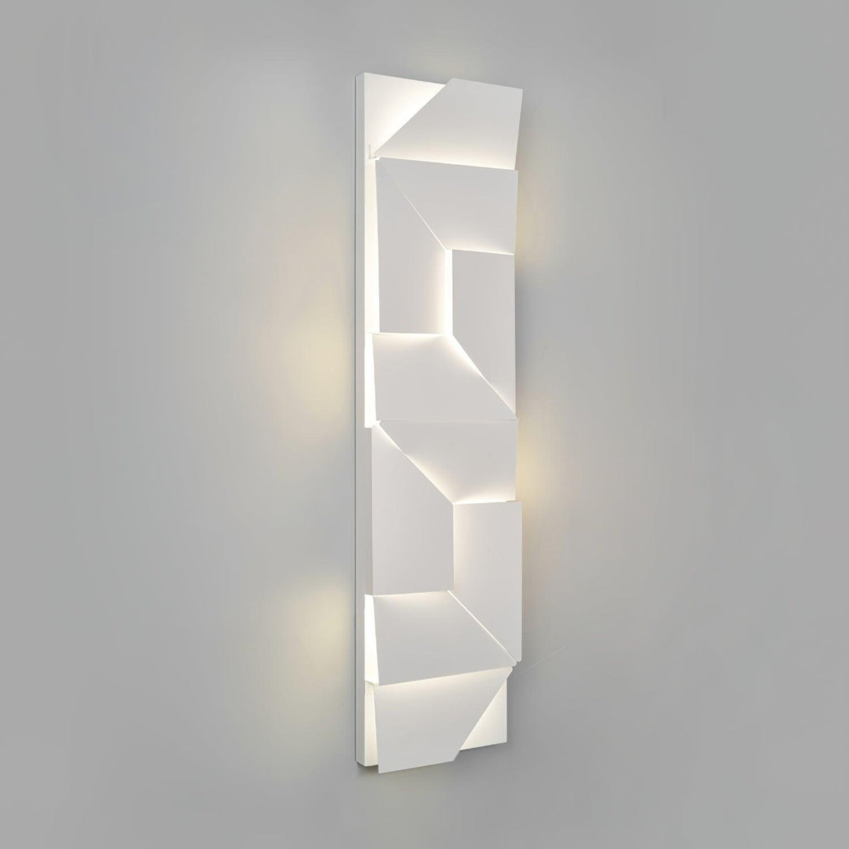 Applique Appliche 3D Pannelli geometrici a strati con luce artistica e regolazione tramite telecomando moderna