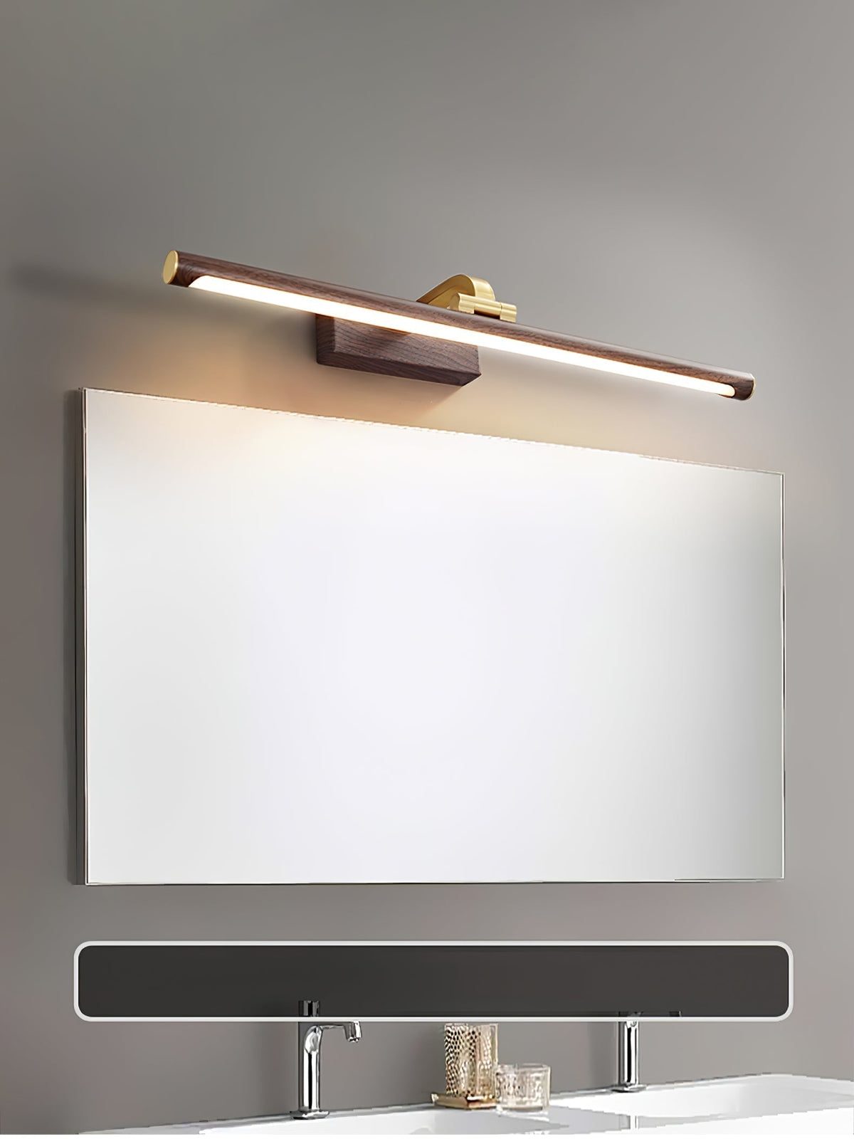 Tevelo ottone lampada da parete minimalista