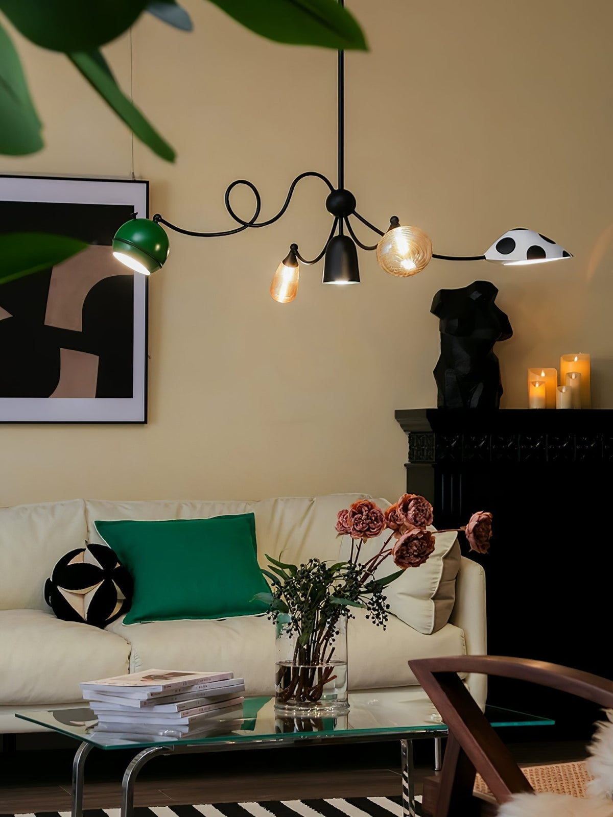 PlayfulGlass lampada a sospensione modulare in vetro
