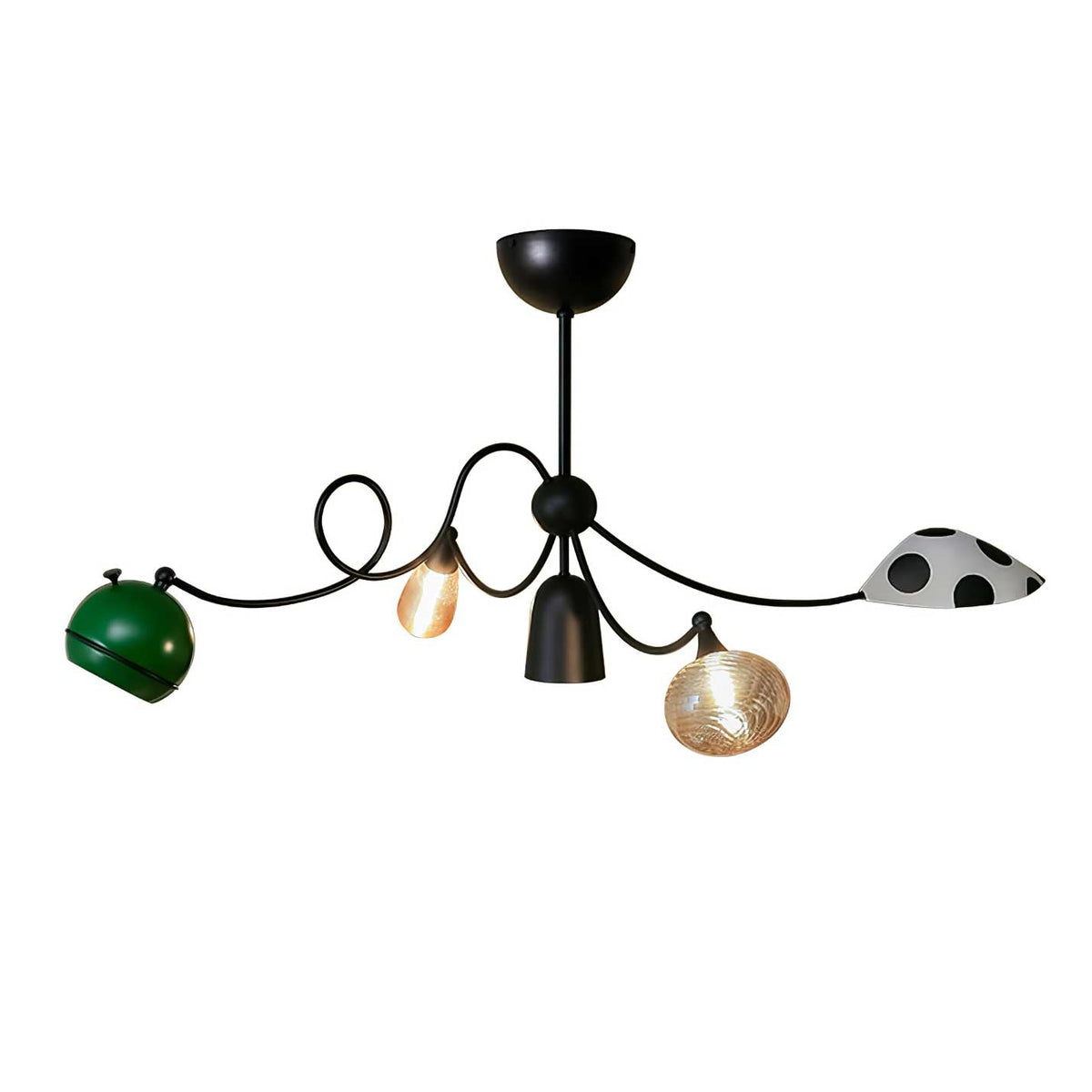 PlayfulGlass lampada a sospensione modulare in vetro