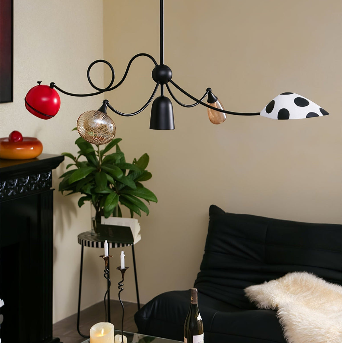 PlayfulGlass lampada a sospensione modulare in vetro