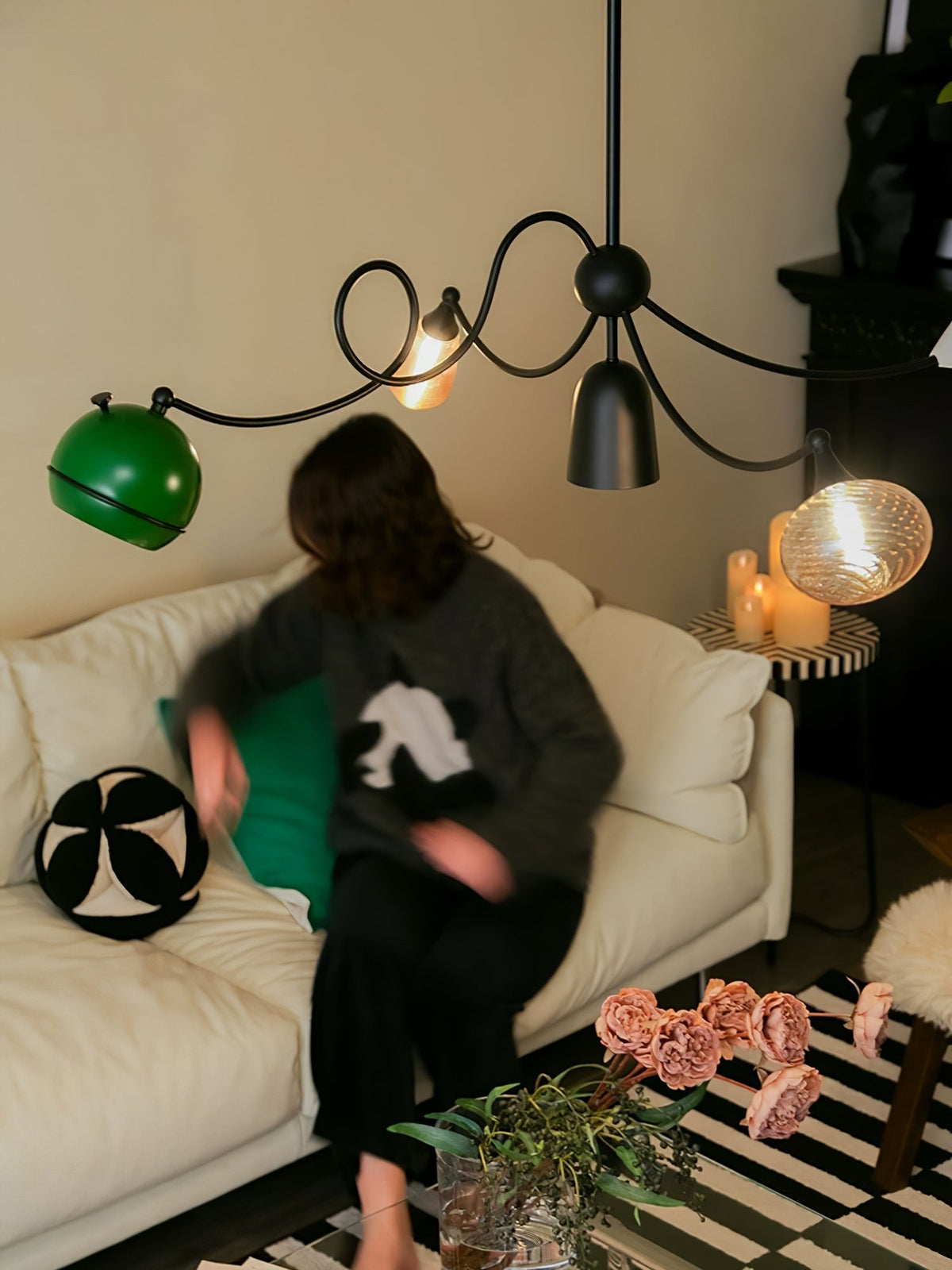 PlayfulGlass lampada a sospensione modulare in vetro