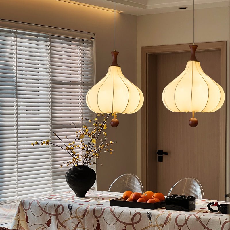 Mymira lampada a sospensione in legno Eleganza Tradizionale