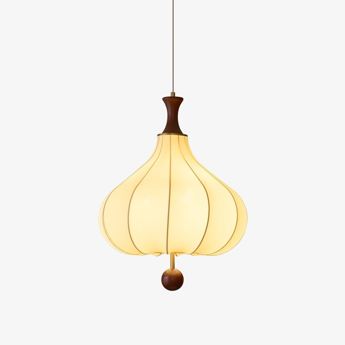 Mymira lampada a sospensione in legno Eleganza Tradizionale
