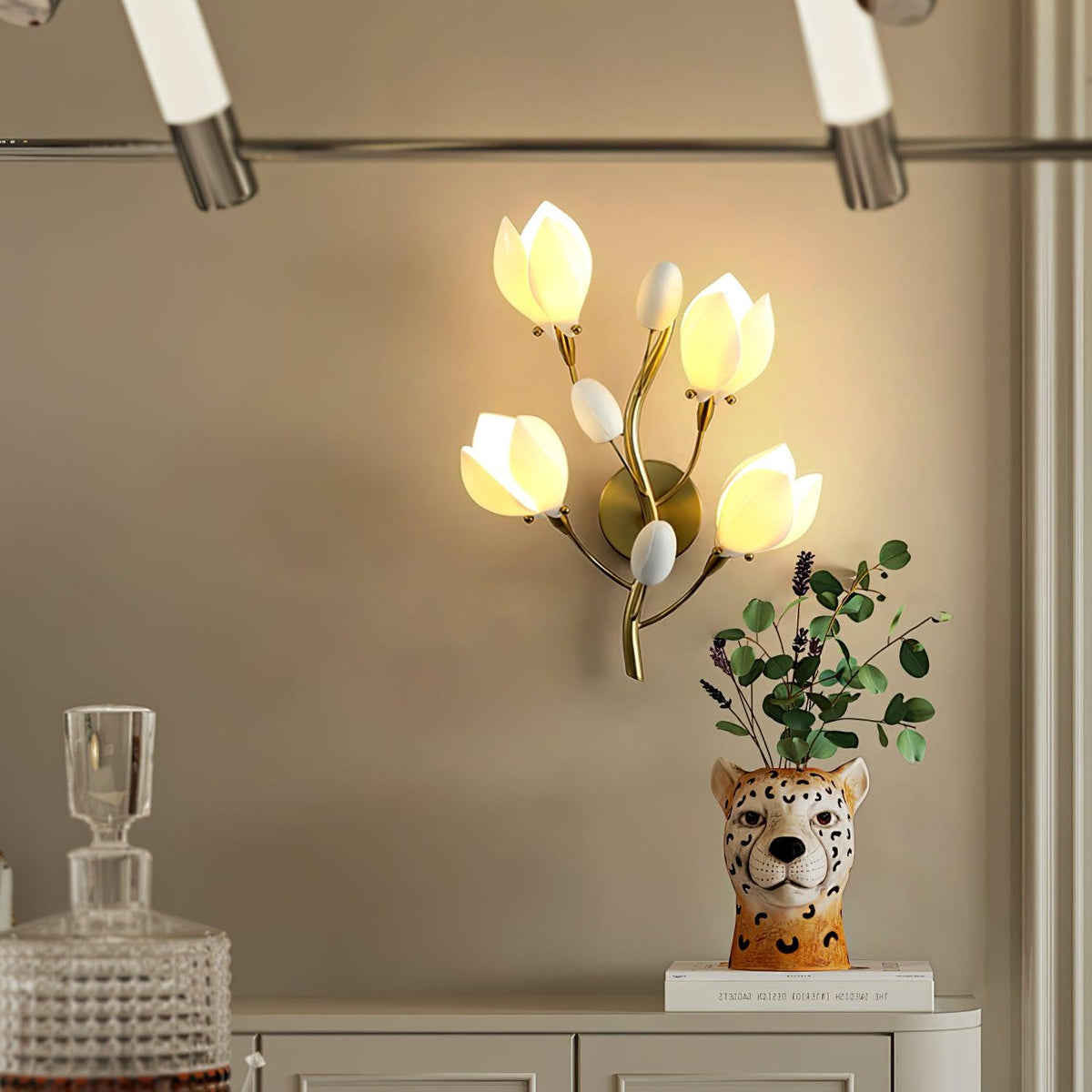 Dirixa Magnolia Elegance lampada da parete in Ceramica