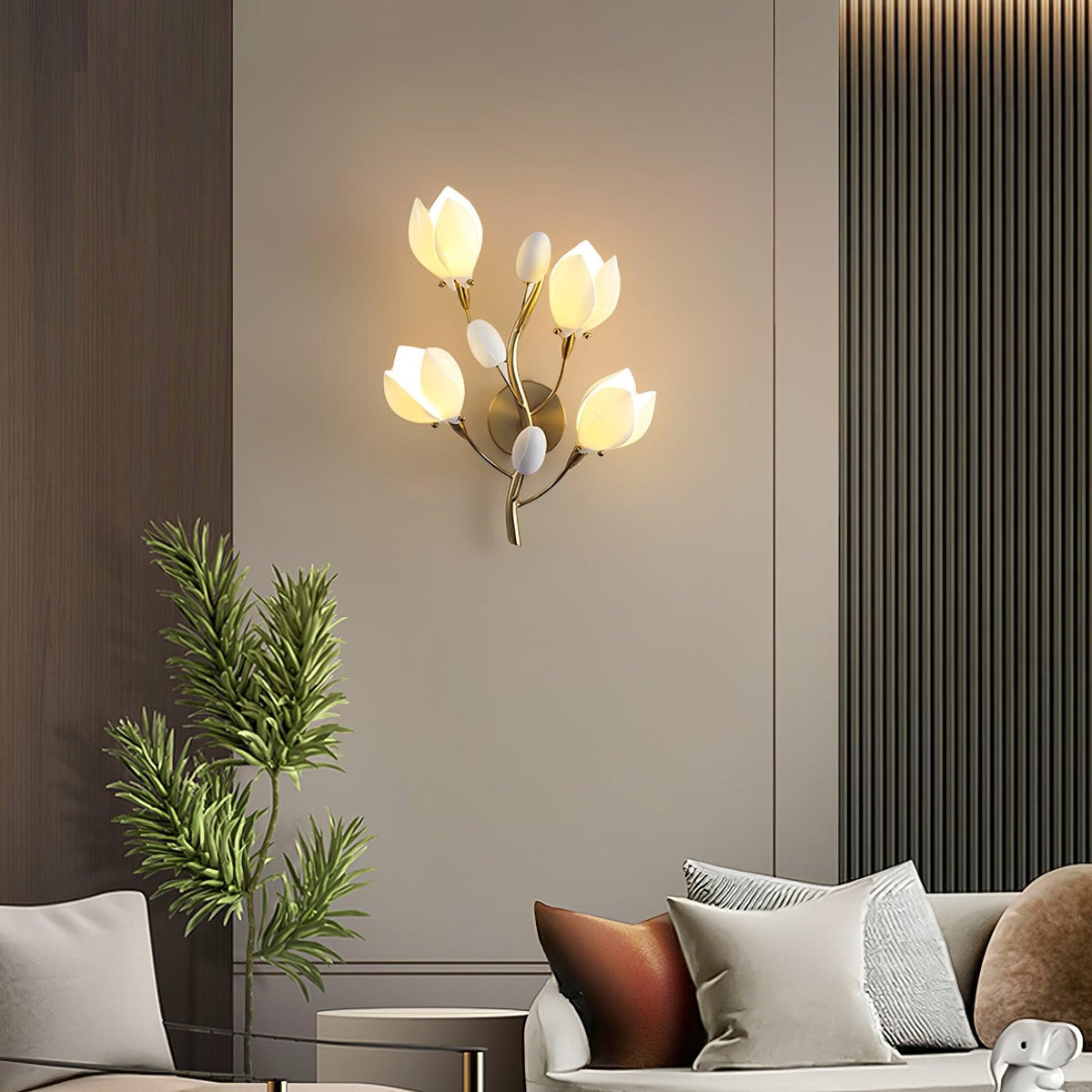 Dirixa Magnolia Elegance lampada da parete in Ceramica