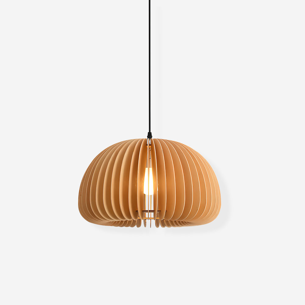 Doren lampada a sospensione legno Cupola a Forma di Zucca Nordica