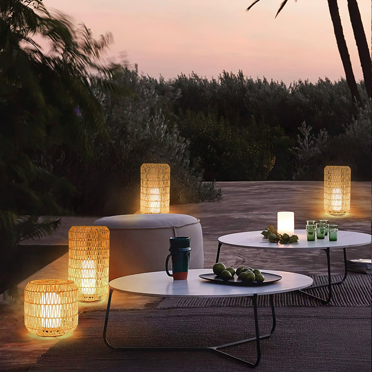 Cirenina lampada da parete per esterni vintage