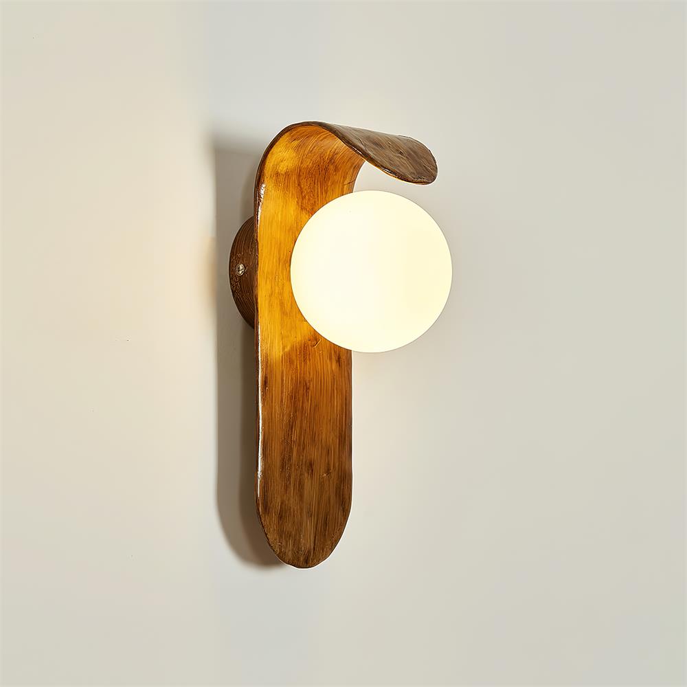 Gavino lampada da parete in legno
