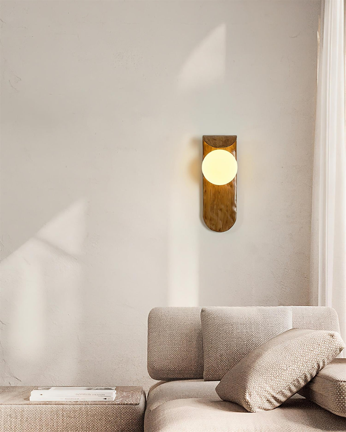 Gavino lampada da parete in legno