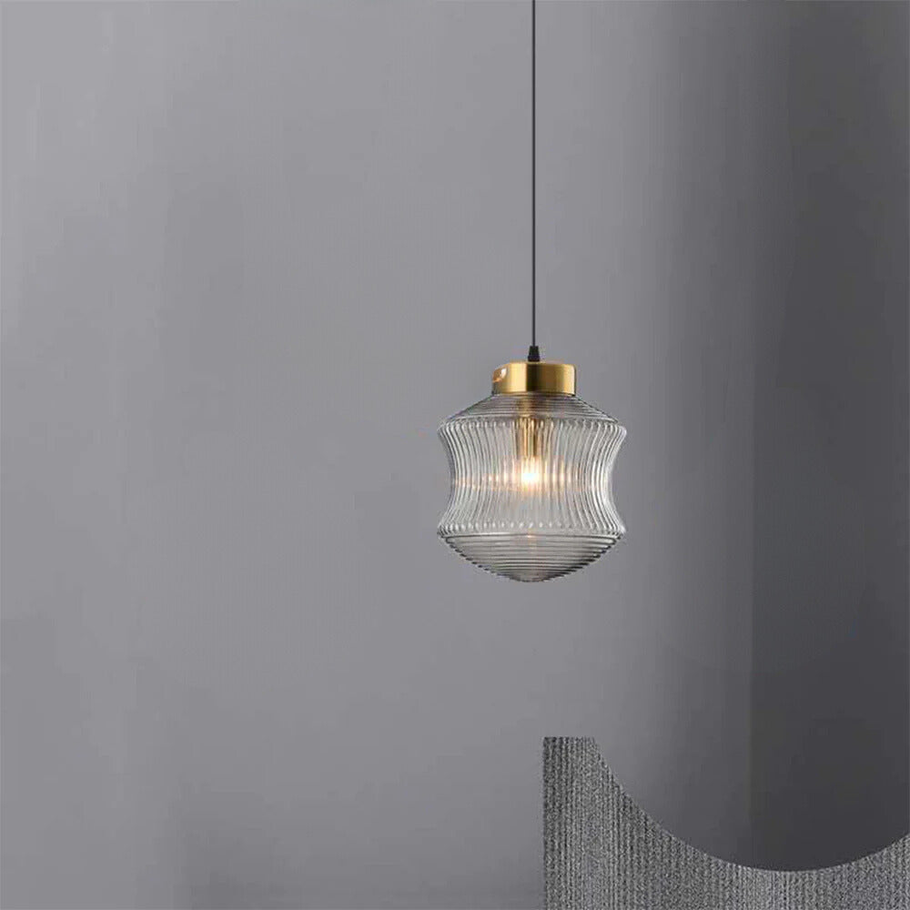Valentina Moderne Metallo/Vetro Lampade a Sospensione Ambra/Grigio Soggiorno/Ristorante