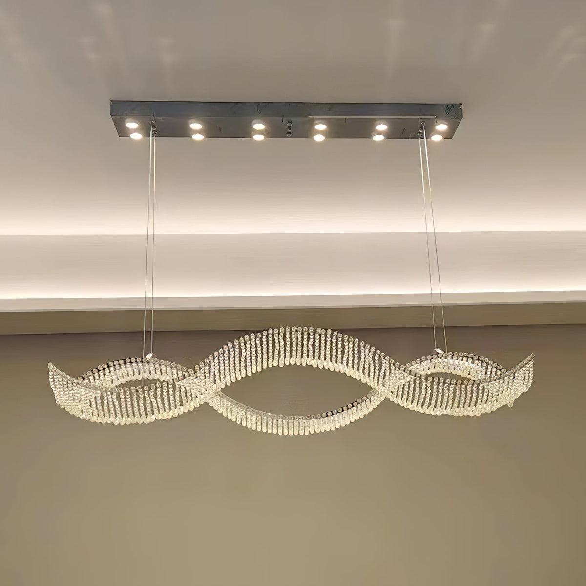 Caelox lampadario Cristallo Postmoderno di lusso
