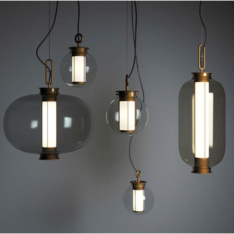 Uphaos lampada a sospensione moderna minimalista in vetro