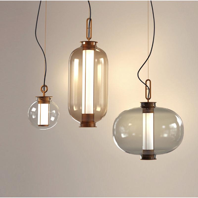 Uphaos lampada a sospensione moderna minimalista in vetro