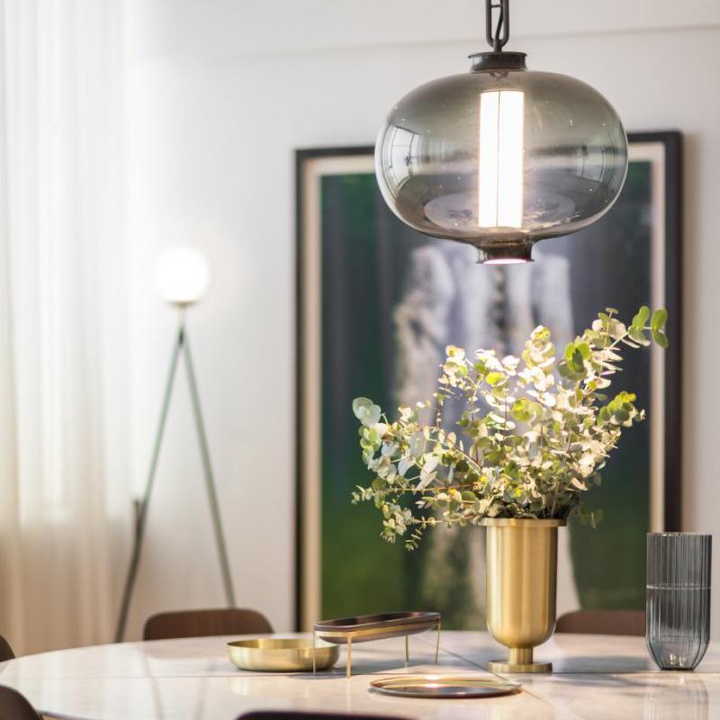 Uphaos lampada a sospensione moderna minimalista in vetro