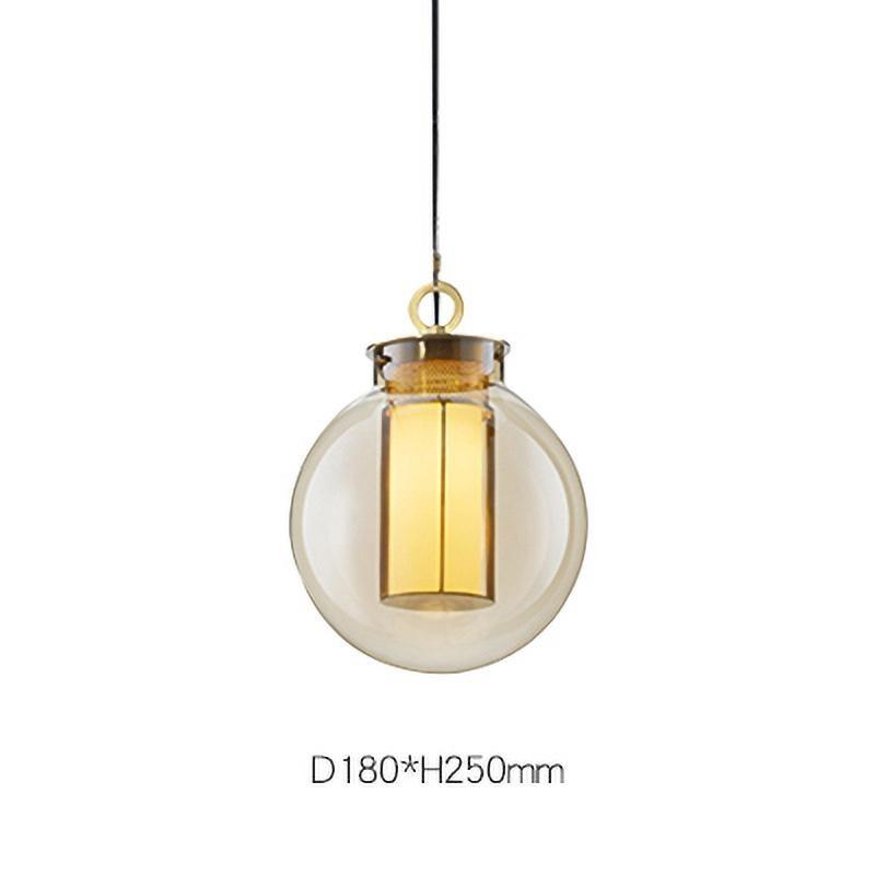 Uphaos lampada a sospensione moderna minimalista in vetro