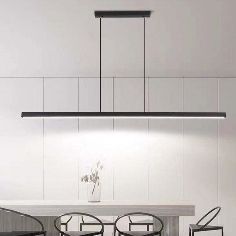 Arisha Moderna LED Lampada a Sospensione Metallo Nero/Marrone Lineare - Relic Pieces