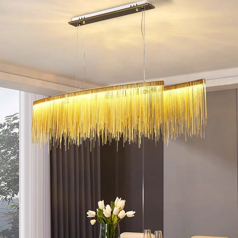 Arisha Lampade a Sospensione Metallo/Acrilico Oro/Cromo Lusso