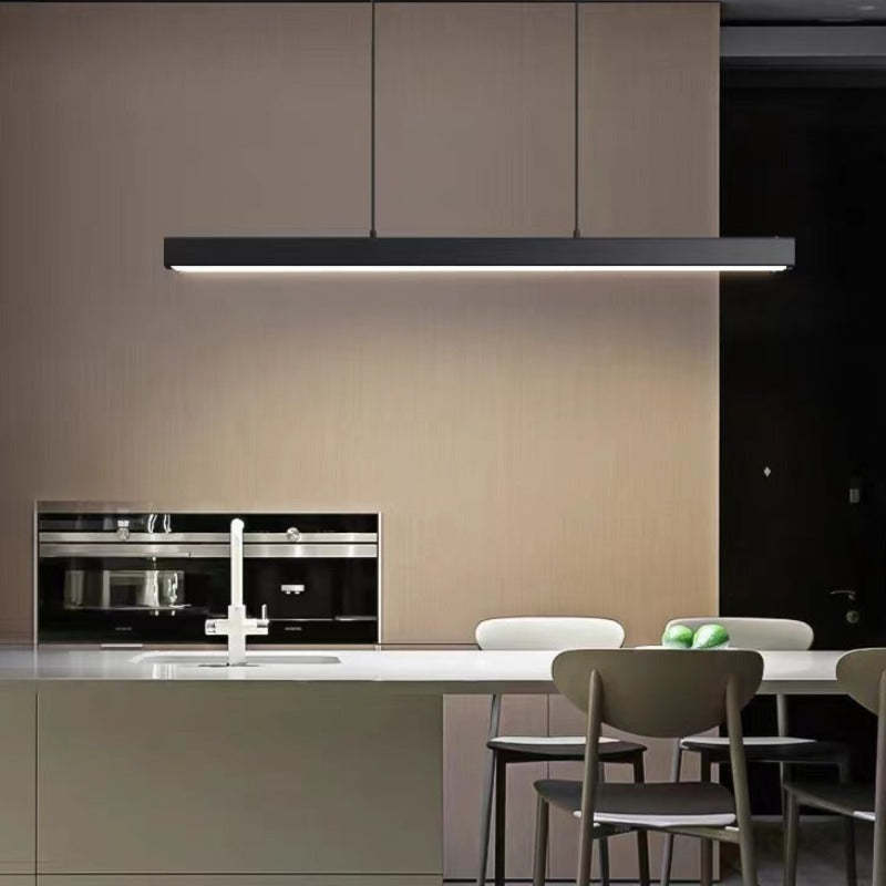Arisha Moderna LED Lampada a Sospensione Metallo Nero/Marrone Lineare - Relic Pieces
