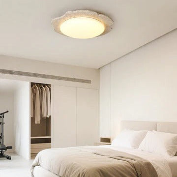 Nimbe Halo travertino Giallo lampada da soffitto