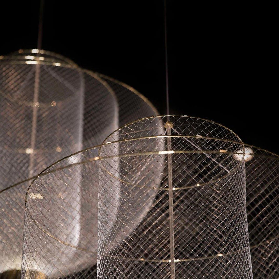 Terielissa lampadario Meshmatics Radiant Wirework