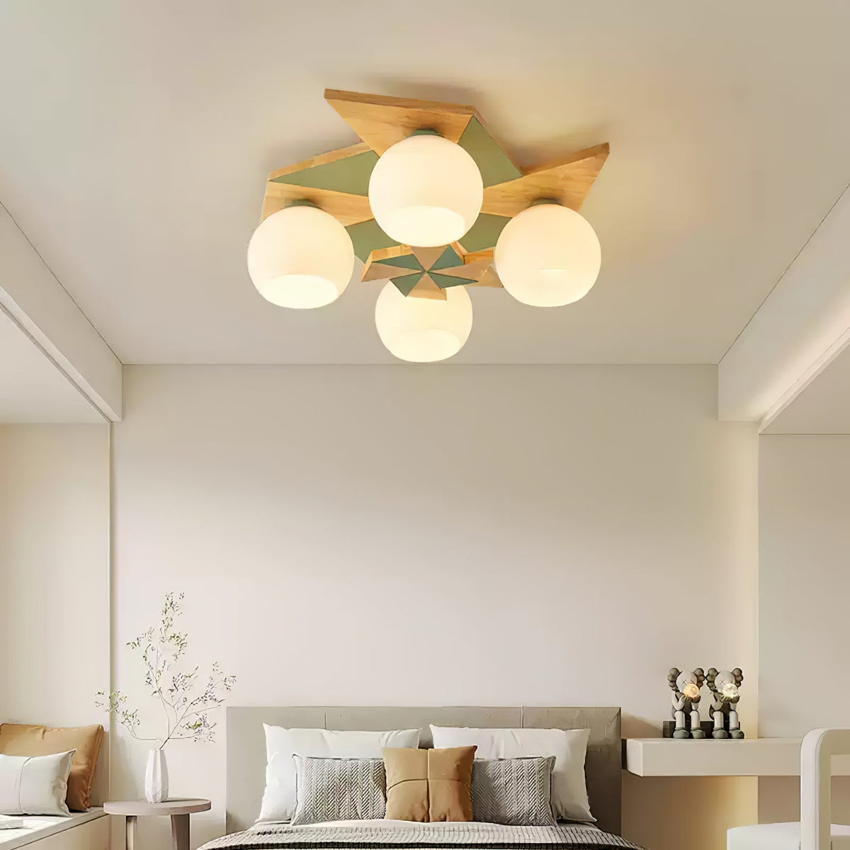 Ewooda lampada da soffitto in legno