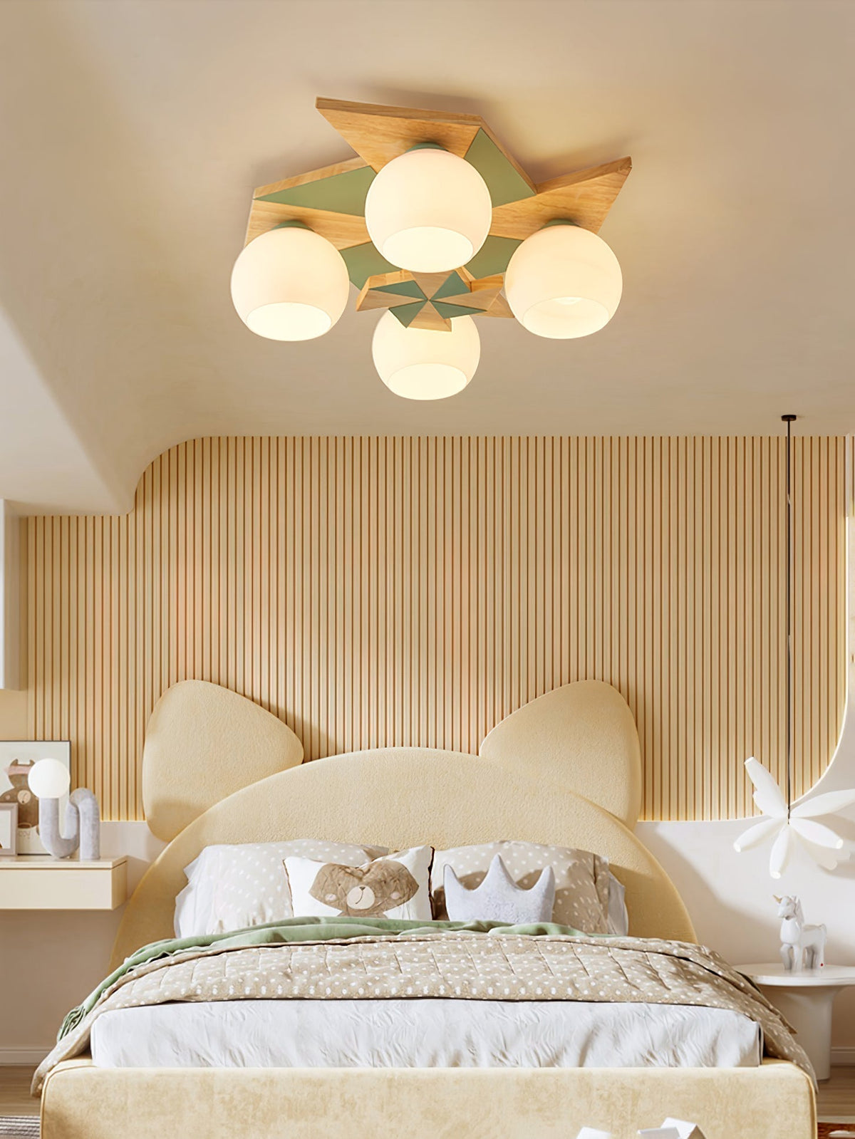 Ewooda lampada da soffitto in legno
